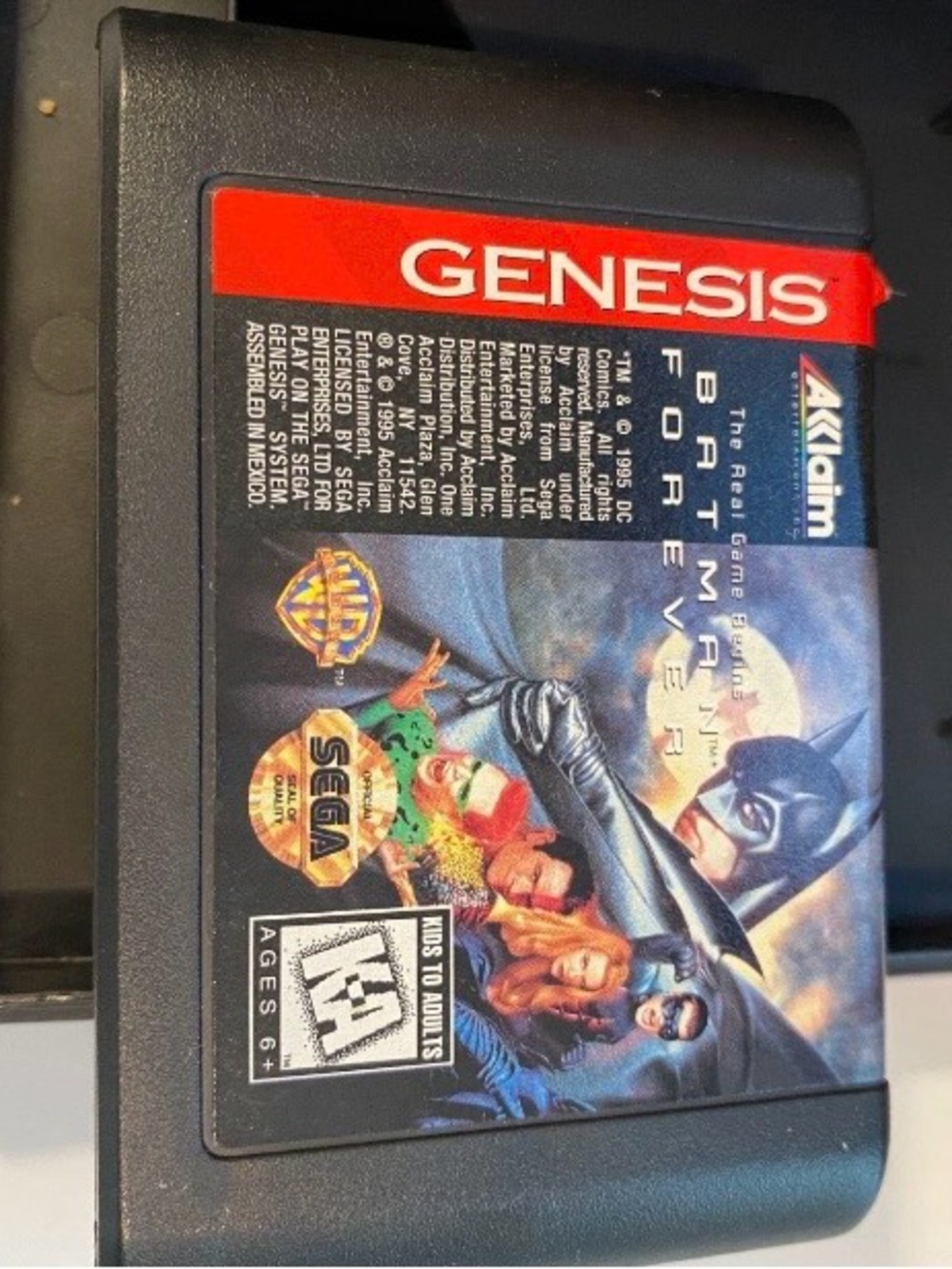 Sega Genesis Batman Forever Video Game - Picture 5 of 8